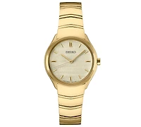 Seiko Women's Essentials Gold-Tone Stainless Steel Bracelet Watch 30mm