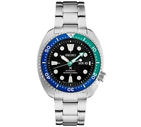 Seiko Men's Automatic Prospex Divers Tropical Lagoon Stainless Steel Bracelet Watch 45mm