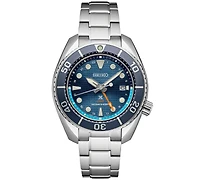 Seiko Men's Prospex Sea Sumo Solar Gmt Stainless Steel Bracelet Watch 45mm