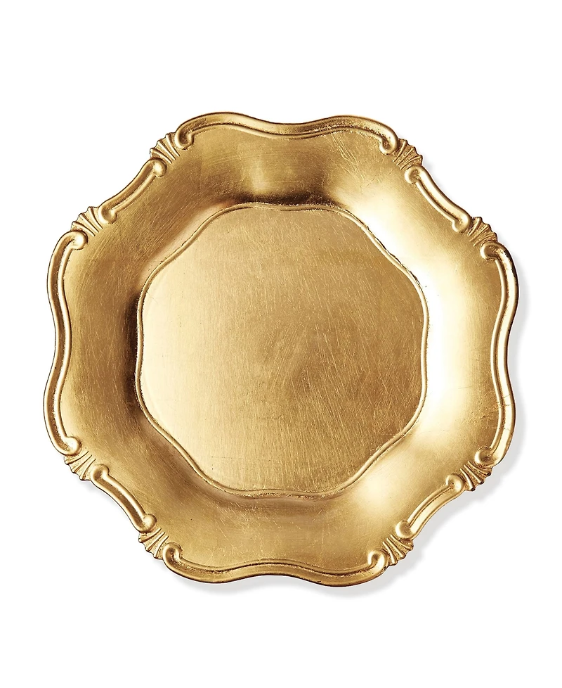 American Atelier Baroque Charger Plate 12 Piece Dinnerware Set, Service for
