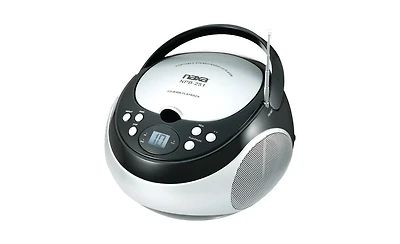 Portable Cd Player with Am/Fm Stereo Radio - Black