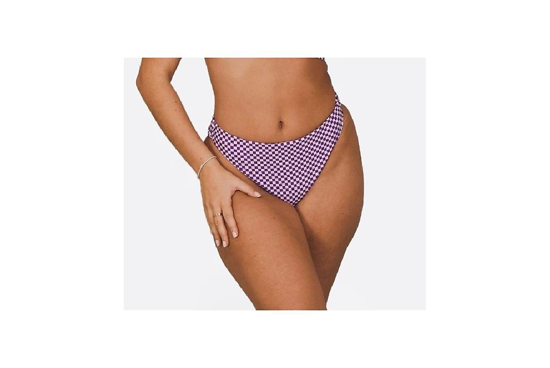 Oosc Women's Checkmate Mile High Bikini Bottoms
