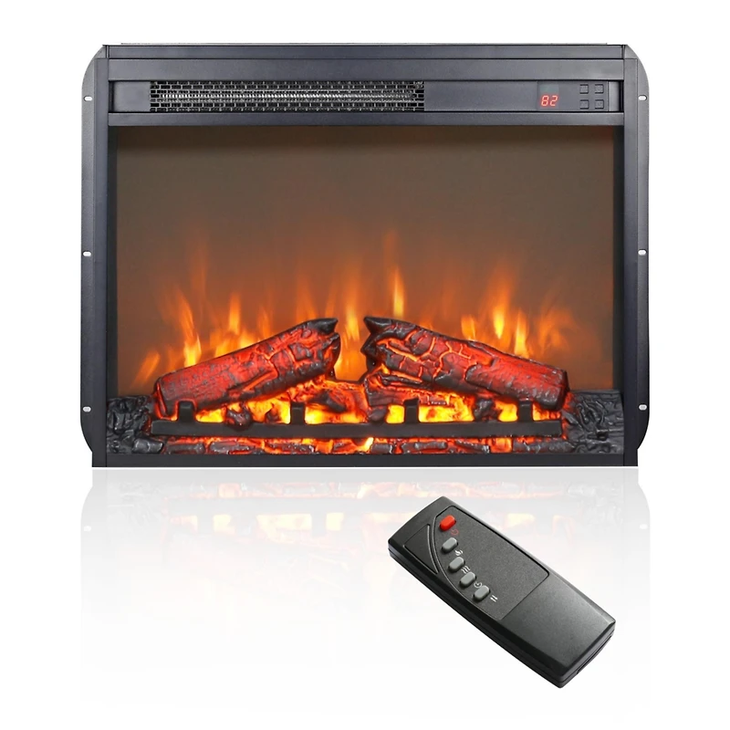 Streamdale Ultra Thin Electric Fireplace Insert with Flame