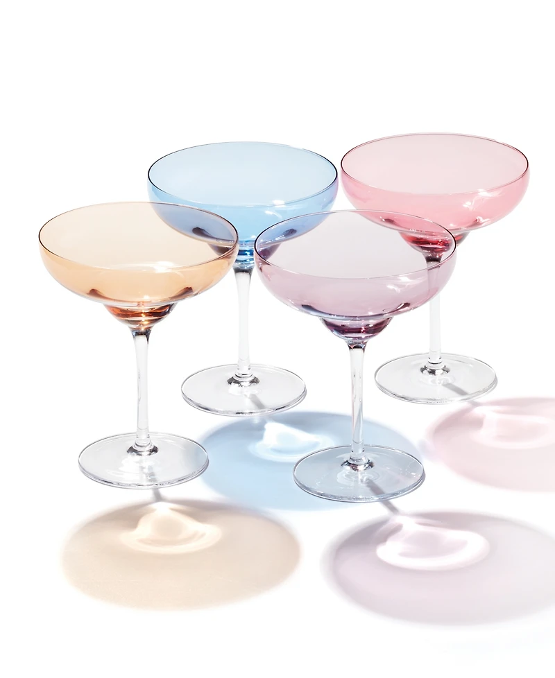 Oneida True Colors Margarita Glasses, Set of 4