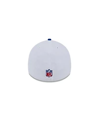 Men's New Era White, Royal York Giants 2023 Nfl Sideline 39THIRTY Flex Hat