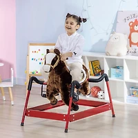 Qaba Kids Spring Rocking Horse for Kids, Horse