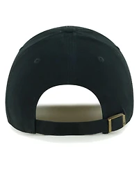 Men's '47 Brand Black Cincinnati Bengals Vernon Clean Up Adjustable Hat