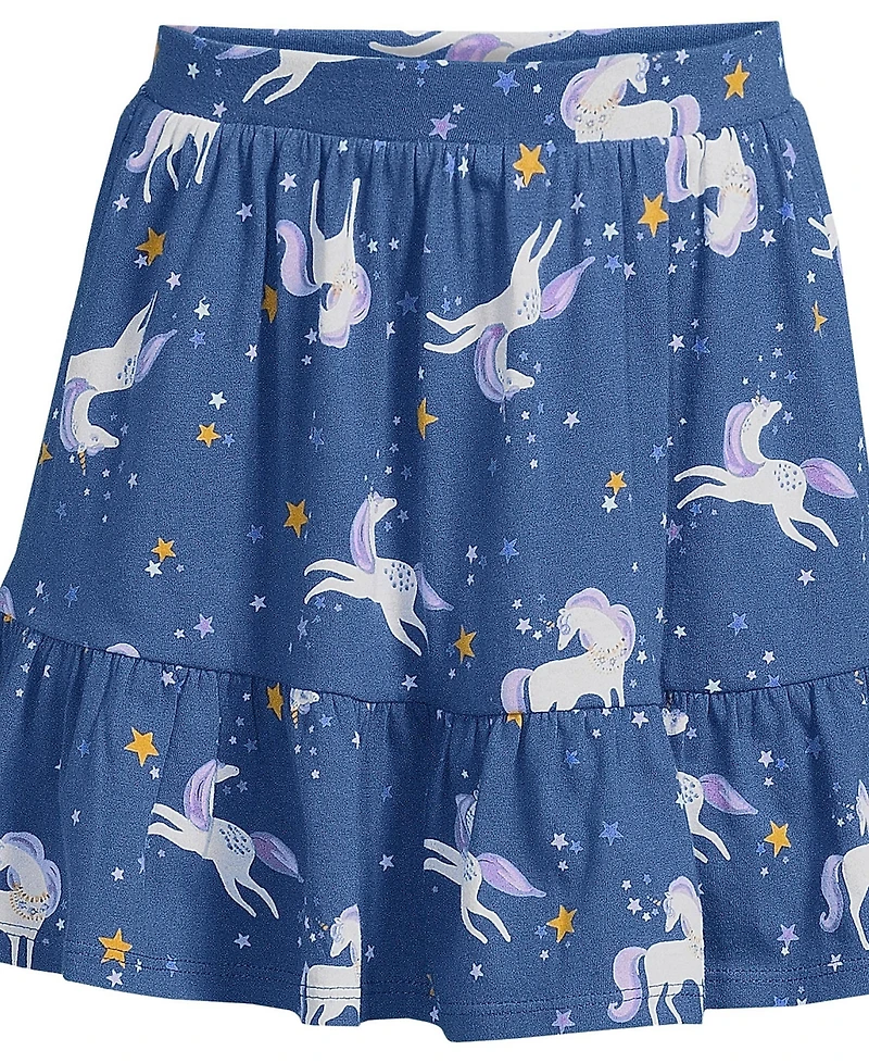 Lands' End Girls Tiered Skort