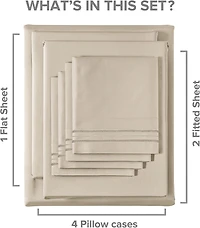 Microfiber Sheet Set 18" - 24" Inch Extra Deep Pocket Split King