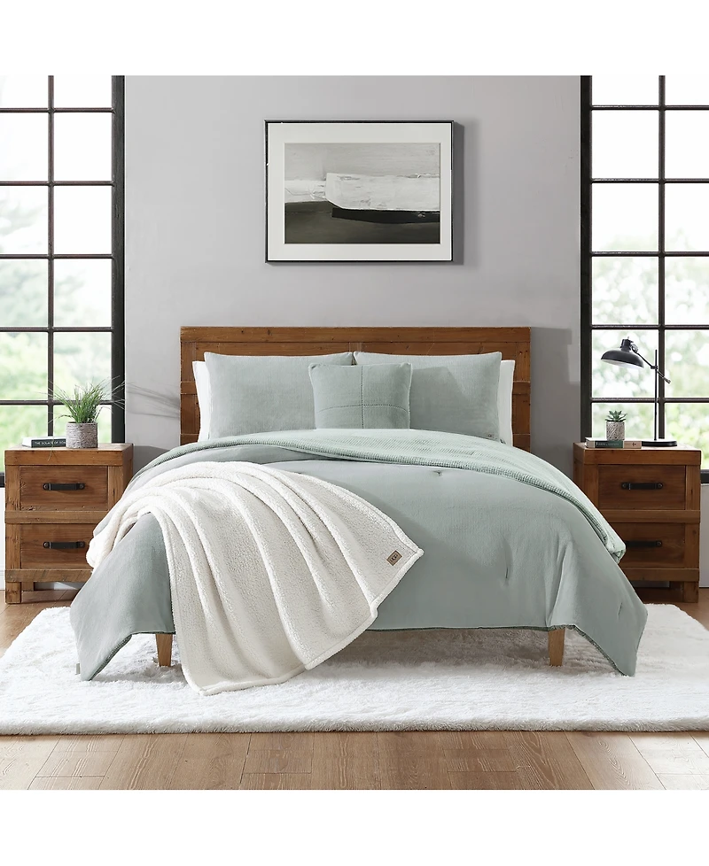 Closeout! Ugg Brody Reversible 5-Pc. Comforter Set, Twin/Twin Xl