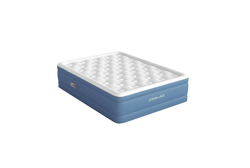 Simmons Rest Aire 17" Inflatable Air Mattress with Built-In Pump, Full