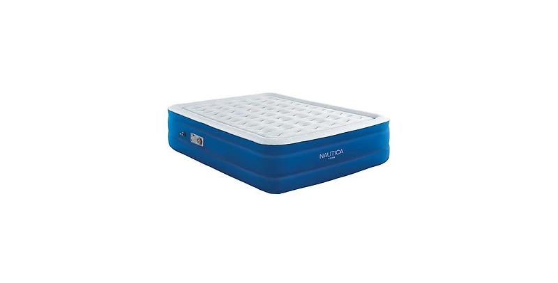 Nautica Home Support Aire 18" Inflatable Air Mattress with Built-In Pump, Queen