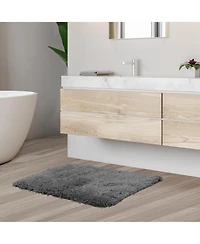 Ultra Soft Non Slip Shaggy Bath Rug - Small 17"x24"