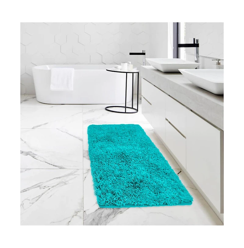 Ultra Soft Non Slip Shaggy Bath Rug - Medium 20"x32"