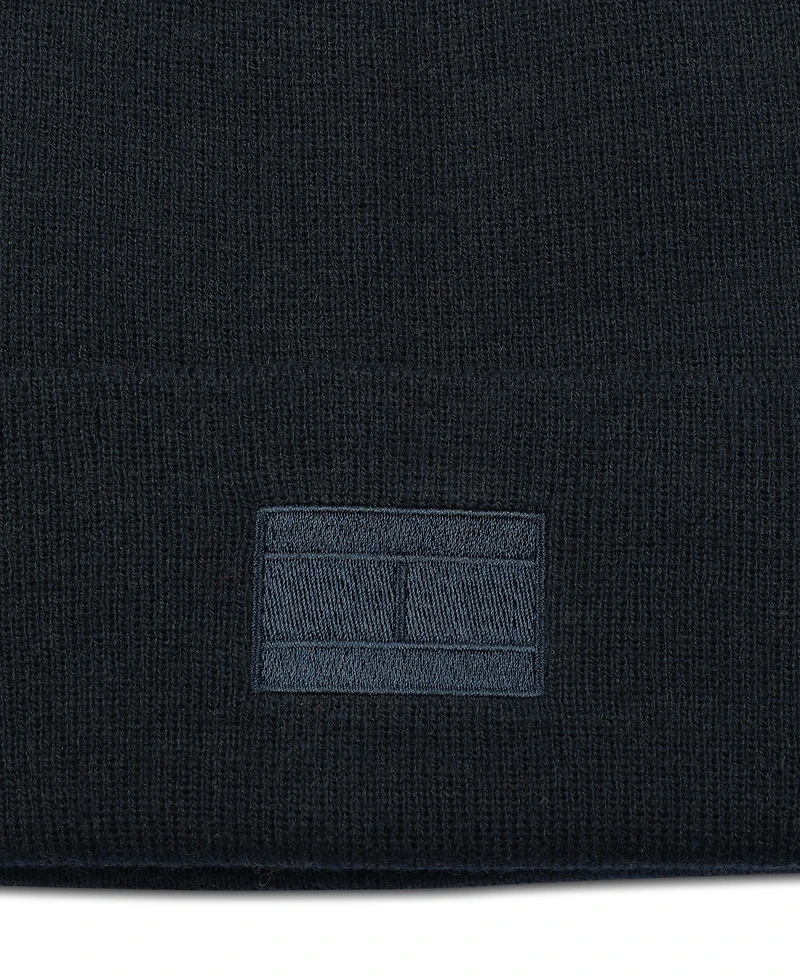 Tommy Hilfiger Men's Ghost Logo Embroidered Beanie