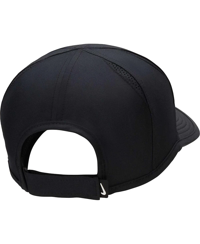 Men's and Women's Nike Black Featherlight Club Performance Adjustable Hat