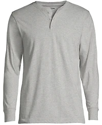 Lands' End Men's Tall Super-t Long Sleeve Henley Shirt