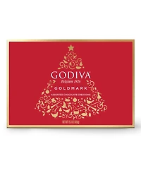 Godiva Holiday Goldmark Assorted Chocolate Gift Box, 36 Pieces