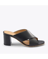 Women's Carina Cross Strap Mule Almond