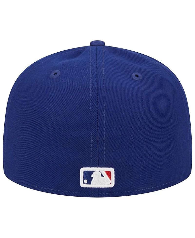 Men's New Era Royal Los Angeles Dodgers Alternate Logo 2020 World Series Team Color 59FIFTY Fitted Hat