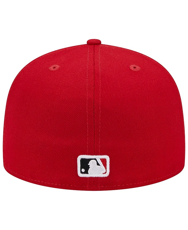 Men's New Era Red Cincinnati Reds 1990 World Series Team Color 59FIFTY Fitted Hat