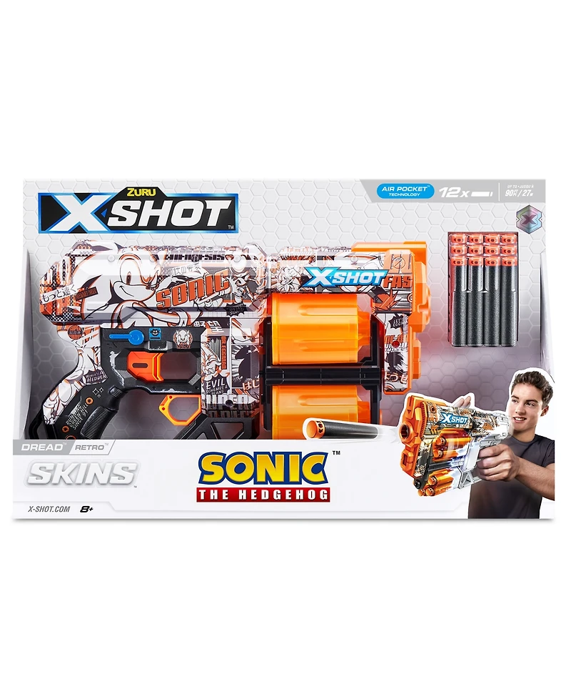 X-Shot Zuru Sonic Skins, 12 Darts