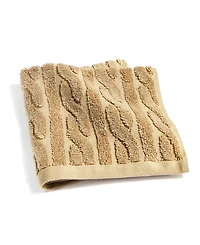 Lauren Ralph Sanders Cable Washcloth, 13" x