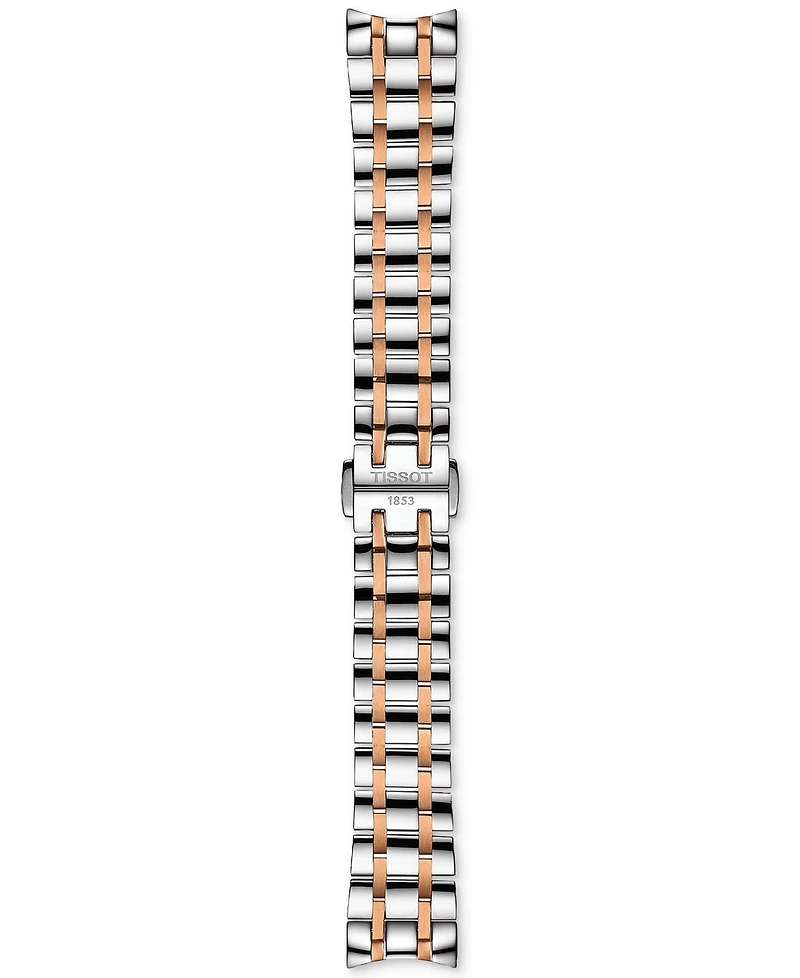 Tissot Women's Swiss Automatic Chemin des Tourelles Powermatic 80 Helvetic Pride Two-Tone Stainless Steel Bracelet Watch 32mm