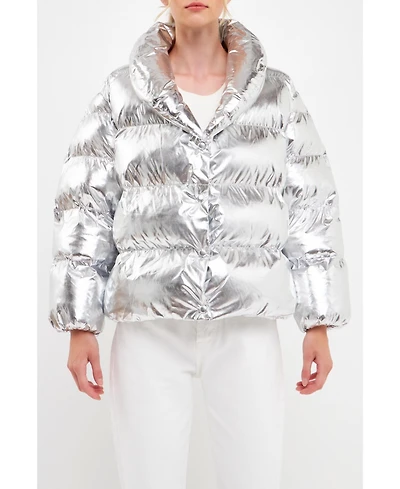 endless rose Women's Belted Puffer Jacket