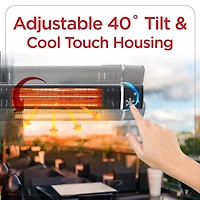 Black and Decker Wall Mounted Patio Heater for Outdoors