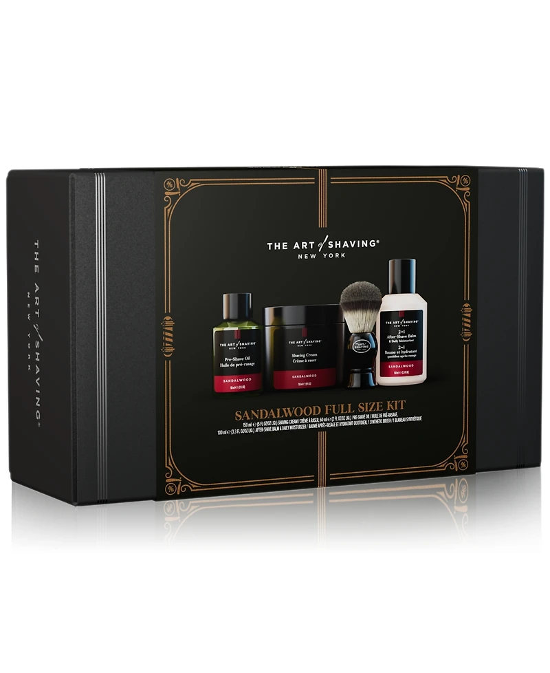 The Art of Shaving 4-Pc. Full Size Kit, Sandalwood