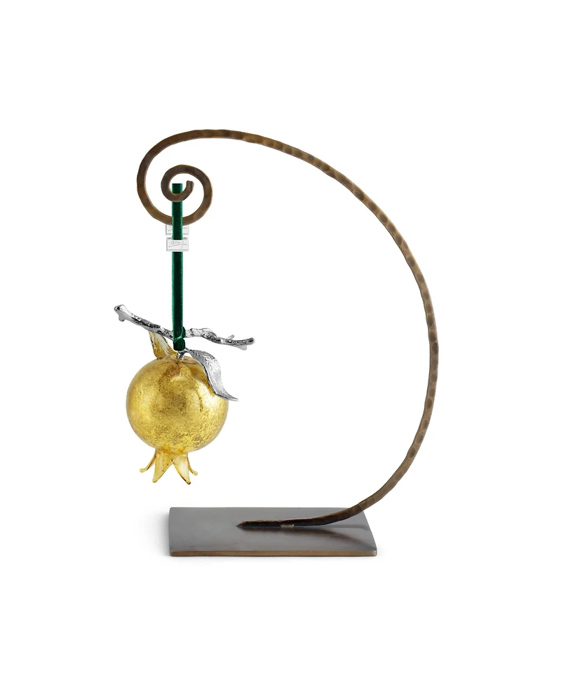 Michael Aram Pomegranate Gold-Tone Glass Ornament
