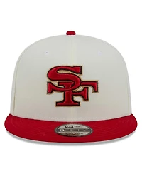 Men's New Era Cream, Scarlet San Francisco 49ers City Originals 9FIFTY Snapback Hat