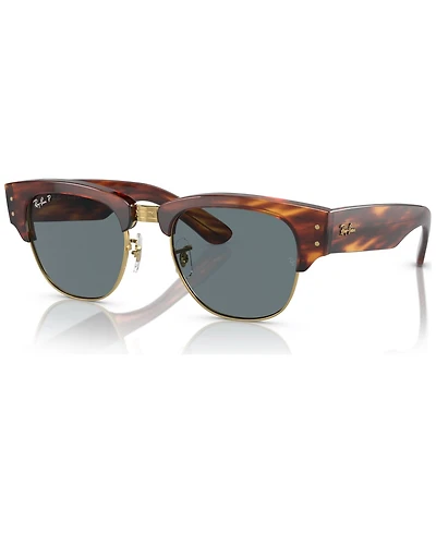 Ray-Ban Unisex Polarized Sunglasses, Mega Clubmaster
