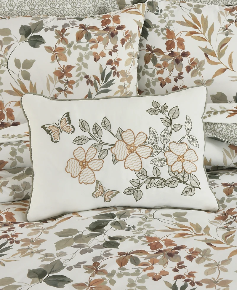 Royal Court Evergreen Boudoir Decorative Pillow, 13" x 21"