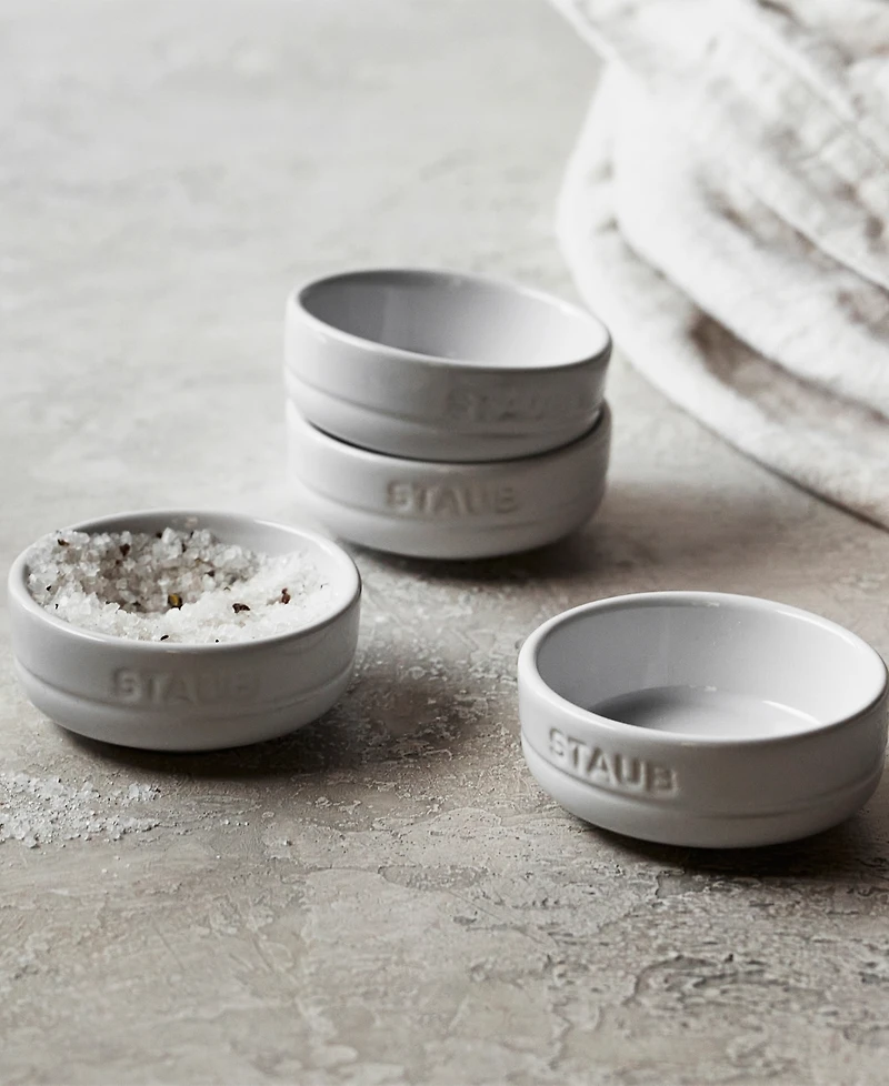 Staub 4 Piece Condiment Dishes Set