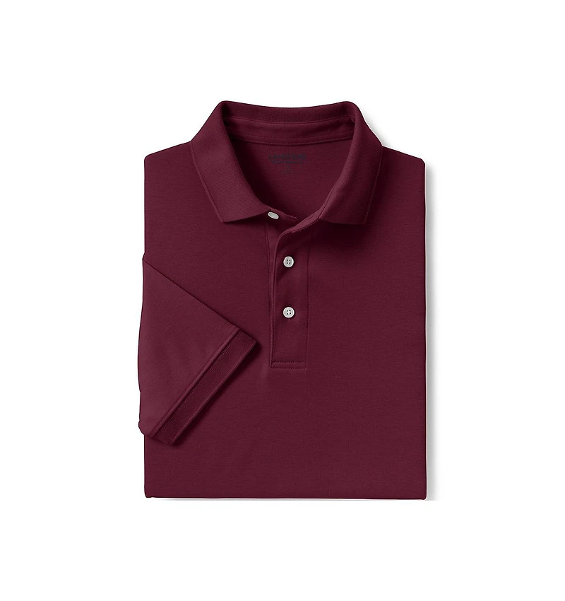 Lands' End Big & Tall Short Sleeve Cotton Supima Polo Shirt