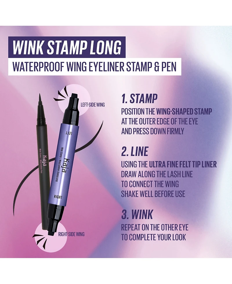 Kaja Wink Stamp Long Waterproof Wing Eyeliner & Pen