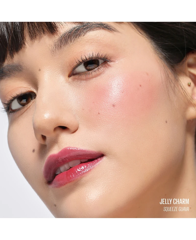 Kaja Jelly Charm Glazed Lip Stain & Blush With Keychain, 0.17 oz.