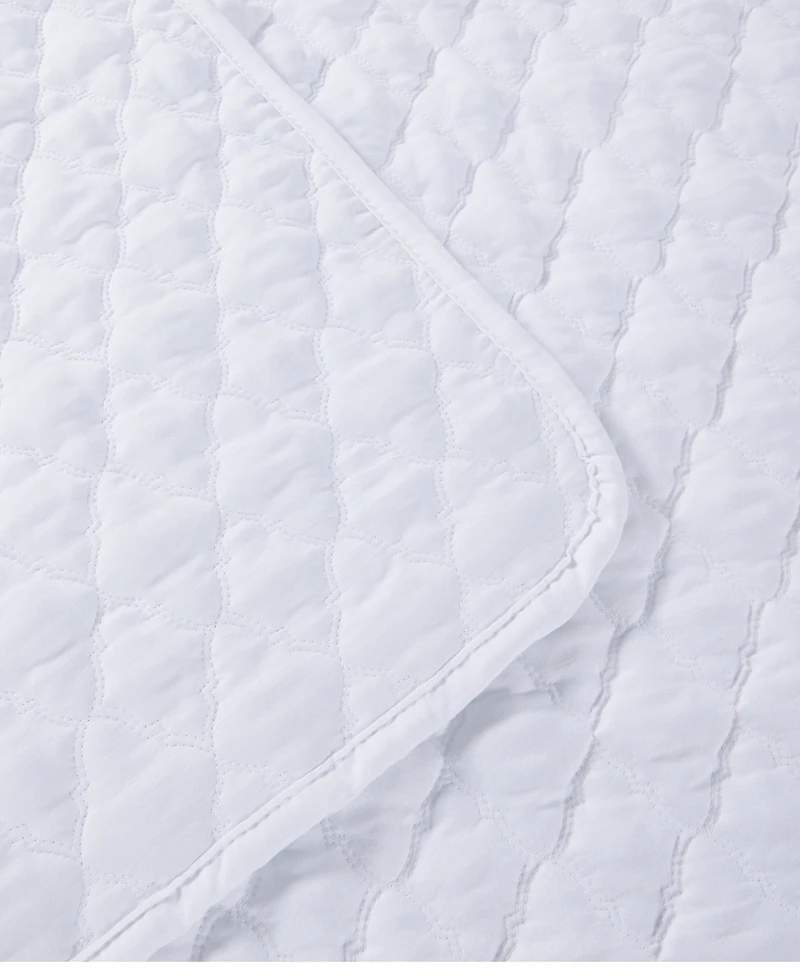 Closeout! Videri Home Diamond Stitched 3 Piece Quilt Set, King