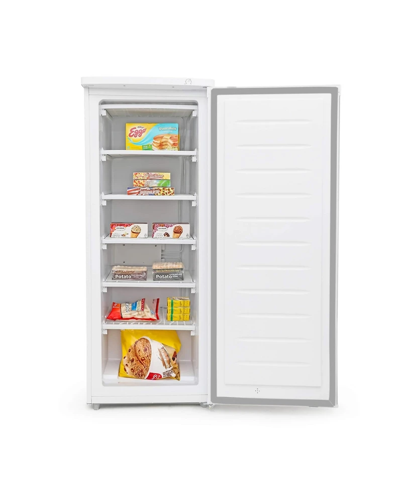 6.0 Cu.Ft. Upright Freezer - White Cabinet, Vcm Door