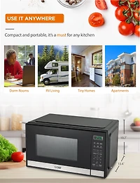Cu. Ft. Counter Top Microwave,Stainless Steel