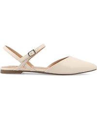 Journee Collection Women's Martine Strappy Pointed Toe Flats