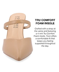 Journee Collection Women's Yvon Pointed Toe Slip On Pumps