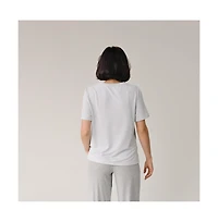 Cozy Earth Women's Modern Modal V-Neck Tee