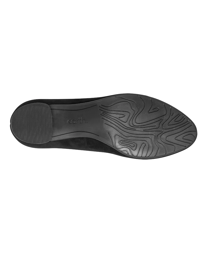 Earth Women's Rellia Block Heel Ballet Pumps