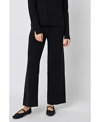 English Factory Women's Knit Wide Pants