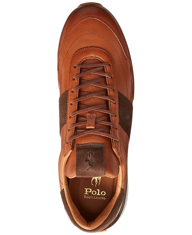 Shop Polo Ralph Lauren Men's Train 89 Lace-Up Sneakers at Beverly