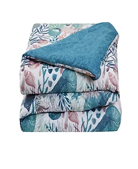 Vcny Home Ivory Coast Disperse Print Reversible 3 Piece Quilt Set, Full/Queen