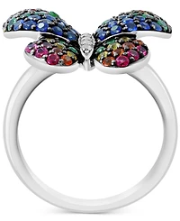 Effy Multi Precious 1-3/4 ct. t.w. Ring in Sterling Silver